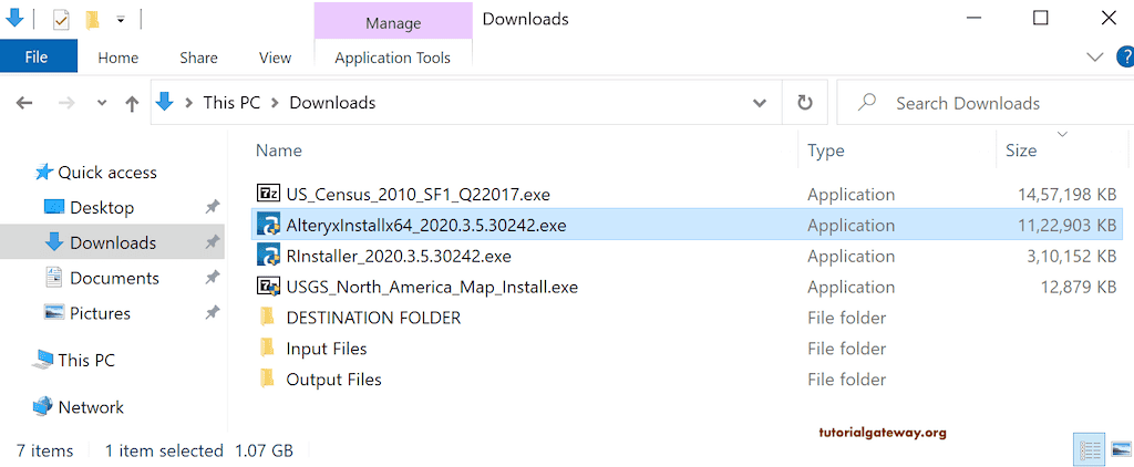 Click the Downloaded Exe file