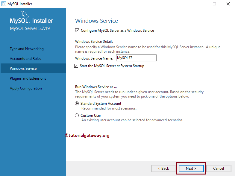 Install MySQL on Windows 20