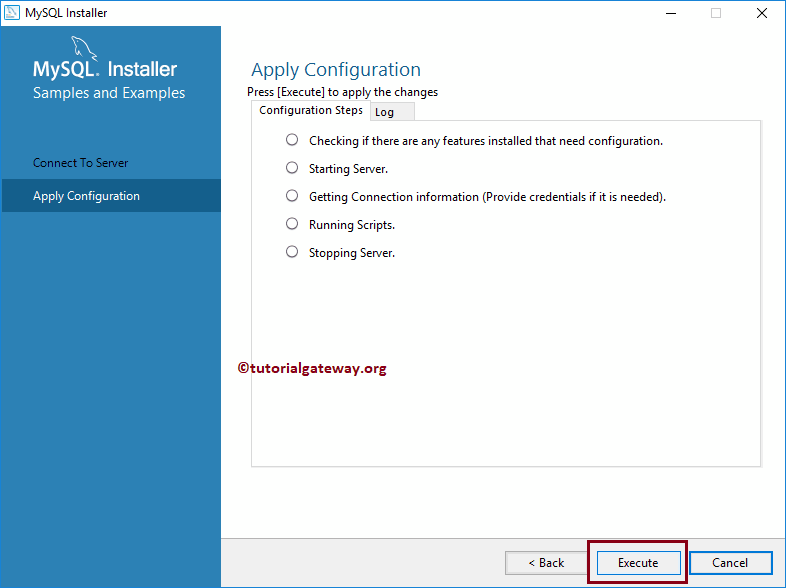 Click the Execute Button 28