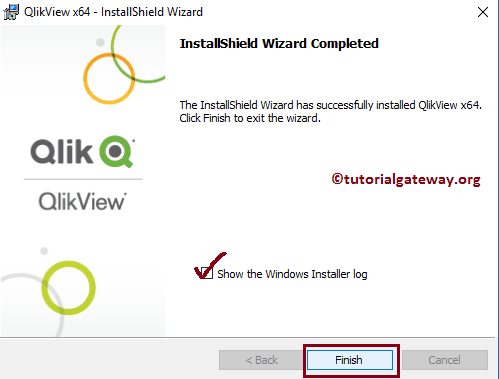 Click the Finish Button 12