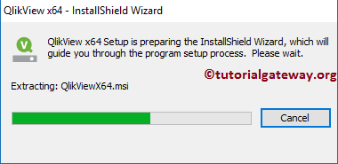 Wait while preparing the wizard data 4