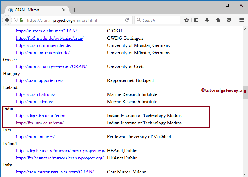 Choose the Closest Mirror 13