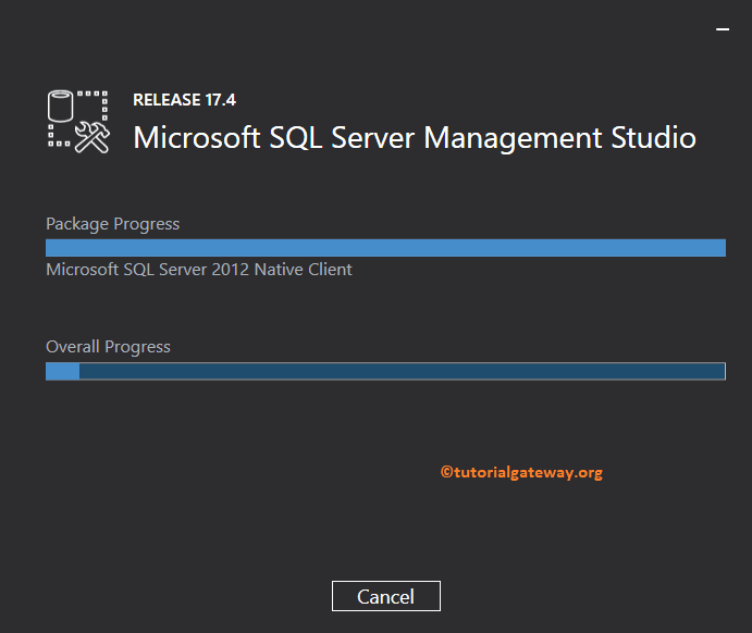 Wait for the process to complete 15