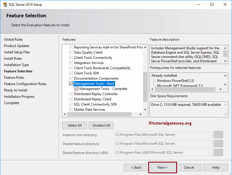 Install SQL Server Management Studio 7