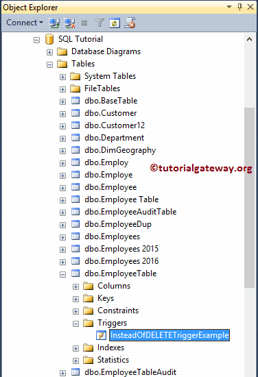 Instead Of DELETE Triggers in SQL Server 4