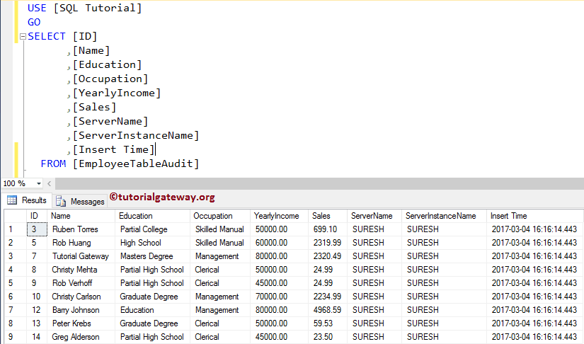 Instead Of DELETE Triggers in SQL Server 7