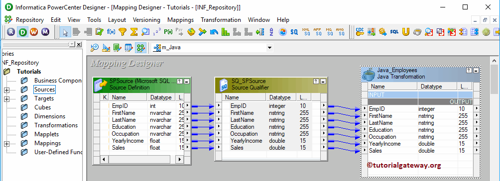 Java Transformation in Informatica 10