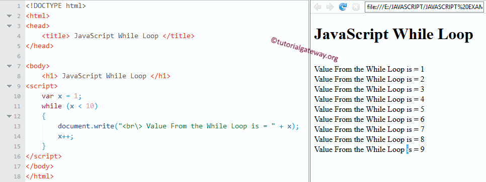 Solve Infinite While Loop