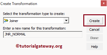 Joiner Transformation in Informatica 7