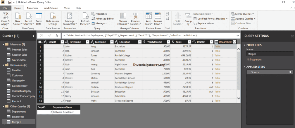 Joins in Power BI 11