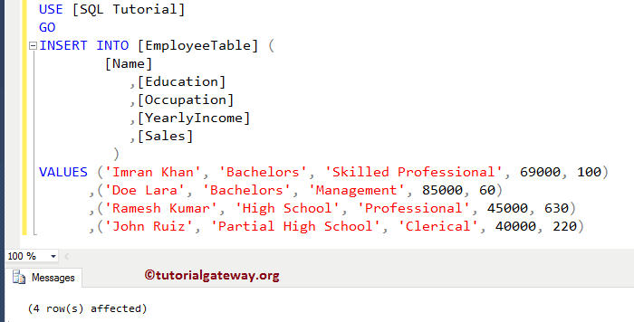 KEYSET Cursor in SQL Server 4