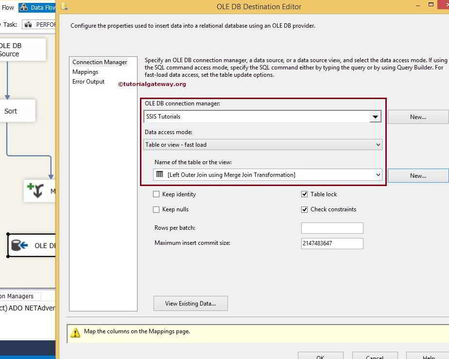 Left Outer Join Using Merge Join Transformation in SSIS 4