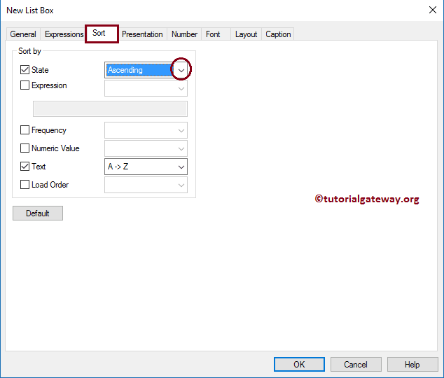 Change the Sort Order to Ascending 7