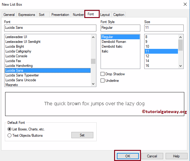 Format the Font Style 8
