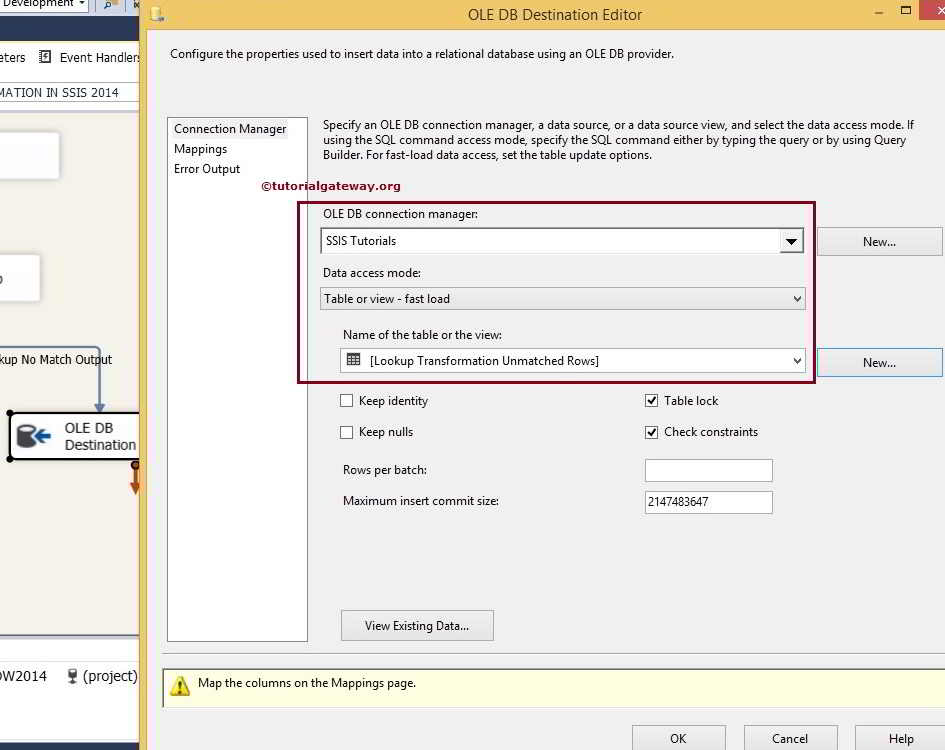 Unmatched Rows Table