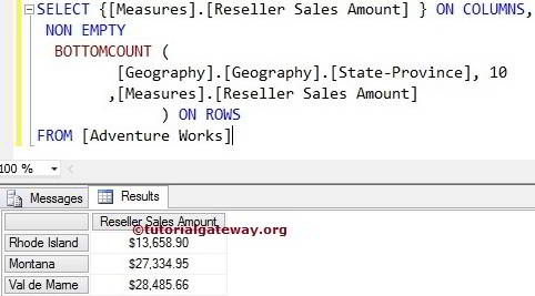 MDX BOTTOMCOUNT FUNCTION 3