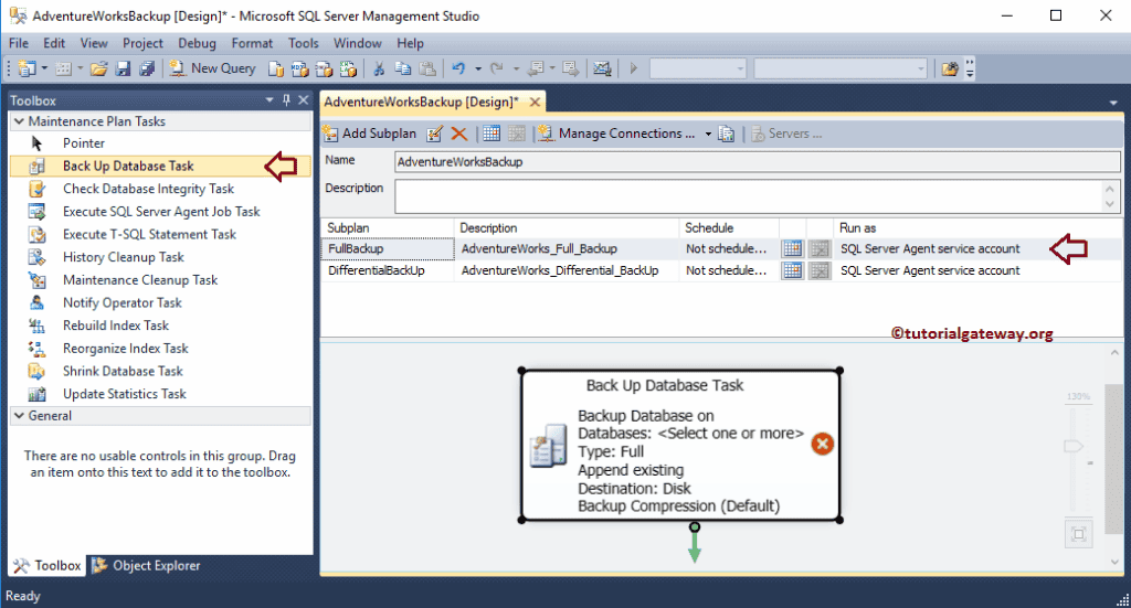 Schedule Maintenance Plan 8