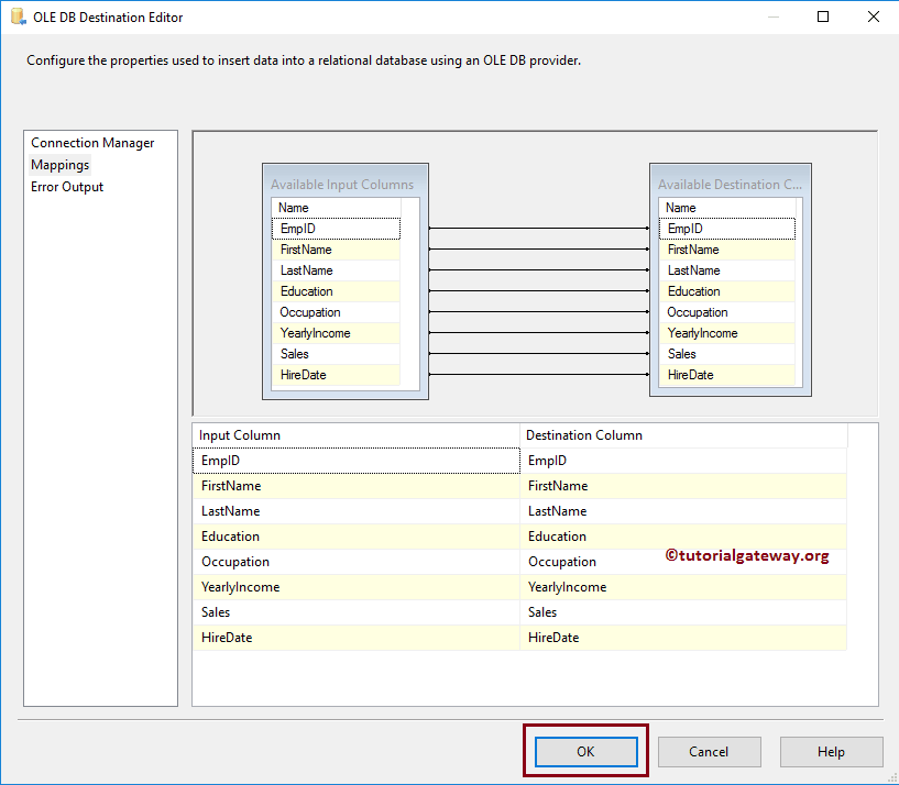 Map Source and Destination