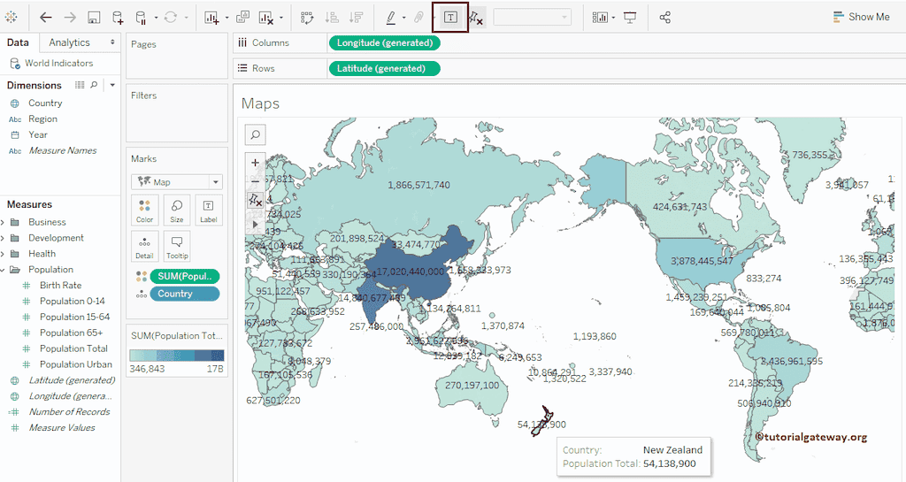 Add Data labels to Maps