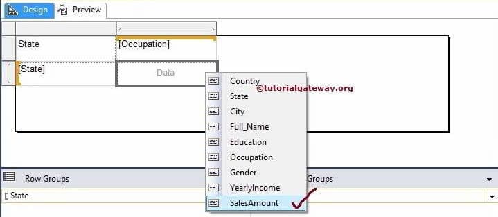 Add Columns as SSRS Matrix Data 4