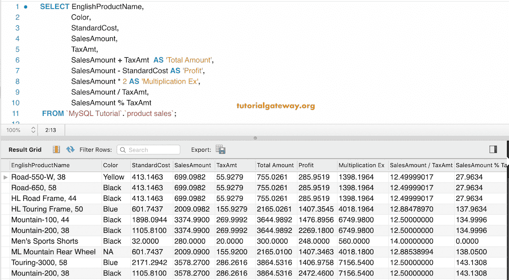 Arithmetic Operators 7