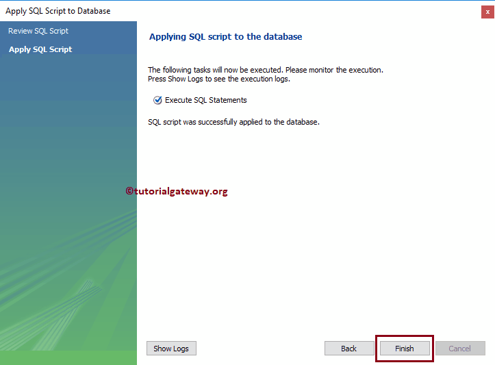 Execute Statement 12
