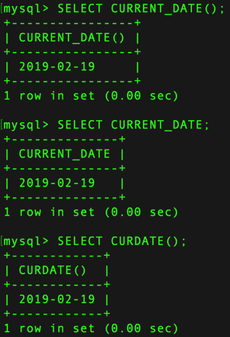 Todays Date Example 2