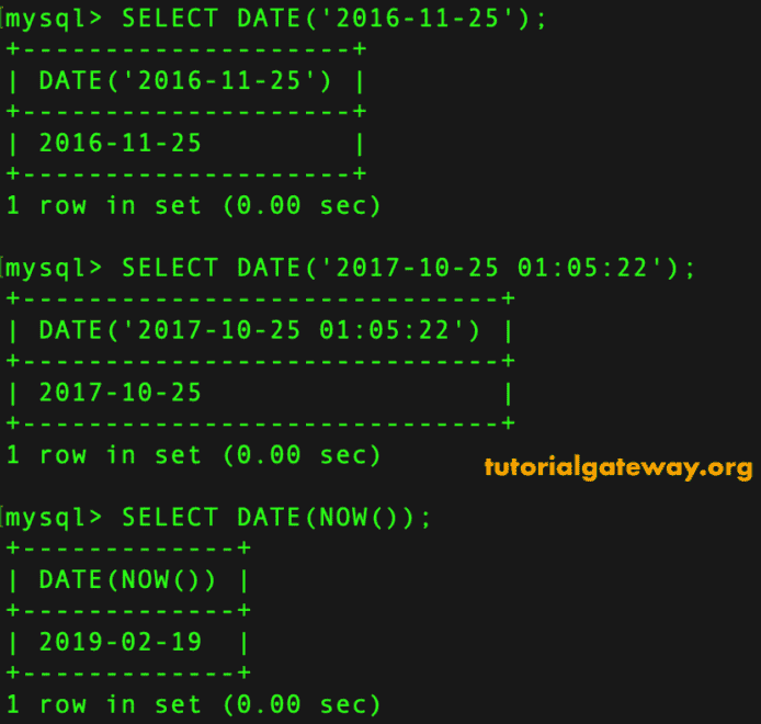 Date Function Example 3