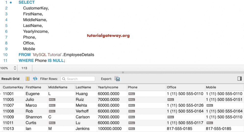 Empty Phone Numbers 4