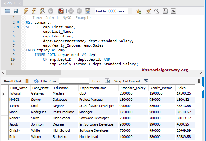 Inner Join multiple conditions 7