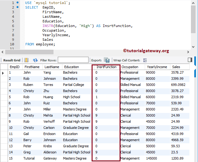 Instr String Function 3