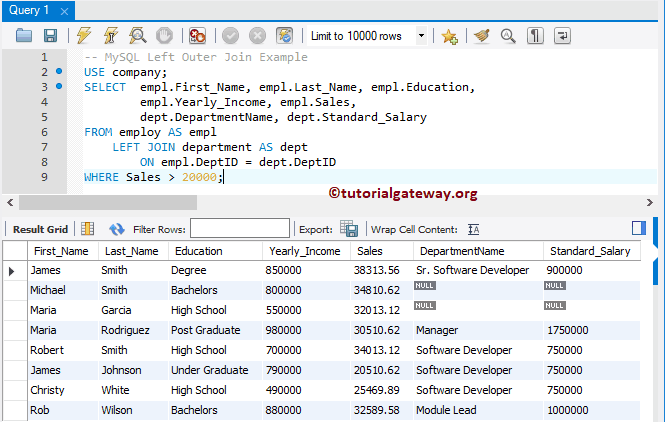 Left Join Where Clause 9