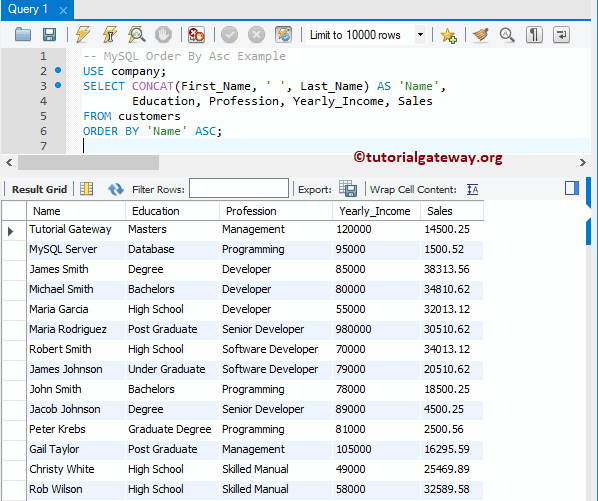 Sort Using Alias Columns 6
