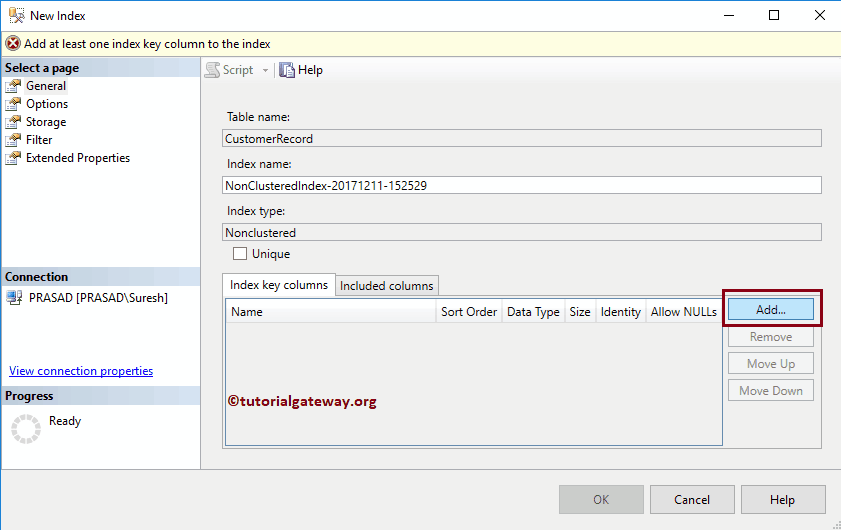Click the Add Button 12