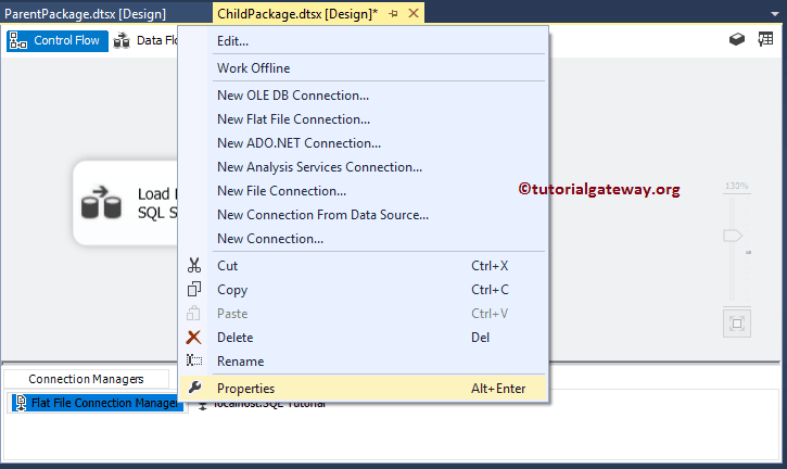 Parent Child Package Configuration 16