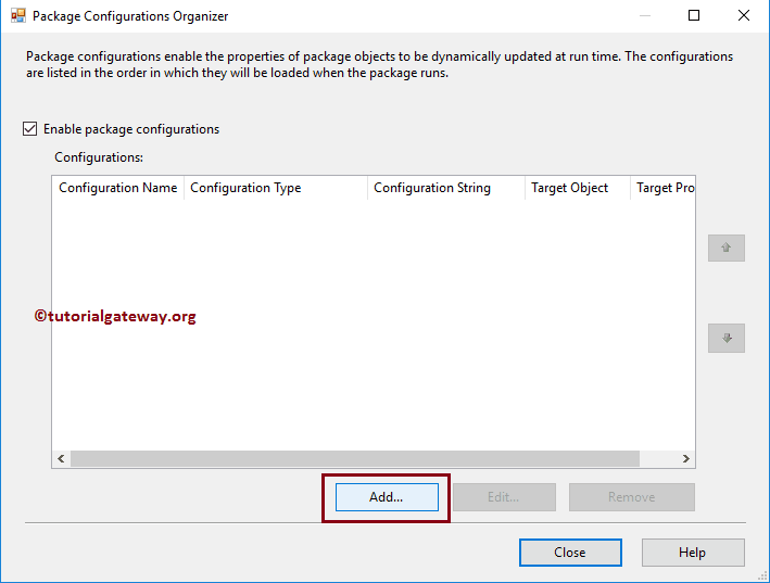 Parent Child Package Configuration 20