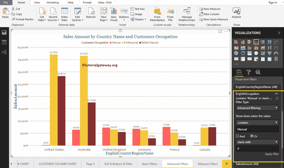 Power BI Advanced Filters 5