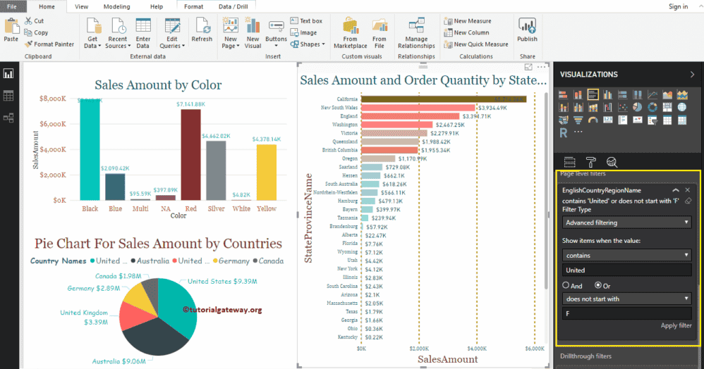 Page Level Filters 3