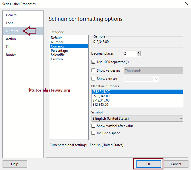 Format Pyramid Chart Numbers