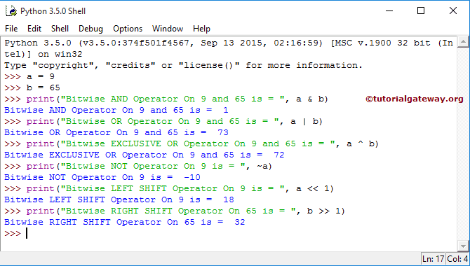 Bitwise Operators 1