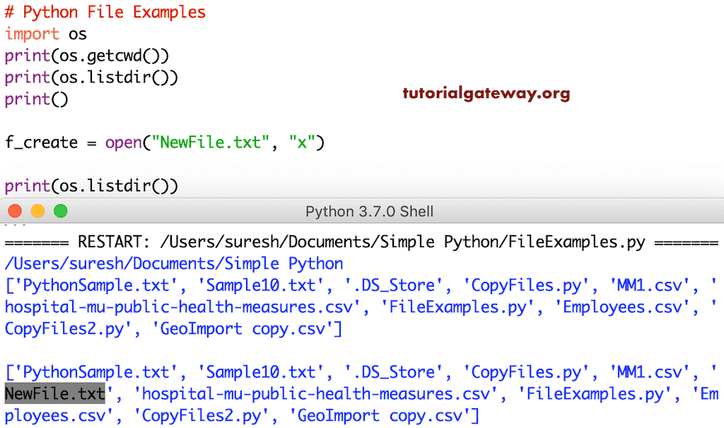 File Create in Python 1