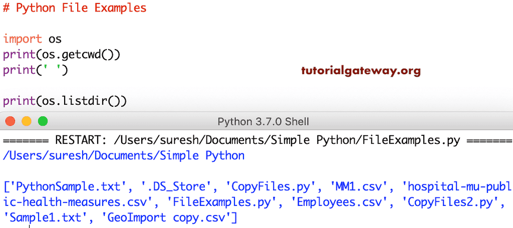 listdir to Open a list of directories