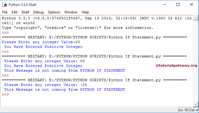 Python If Statement 8