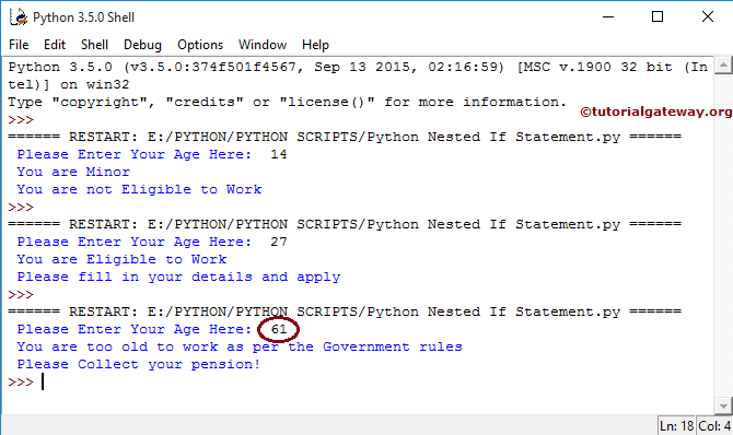 Python Nested If Statement 6