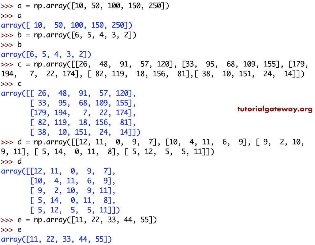 Python NumPy Arithmetic Operations 1