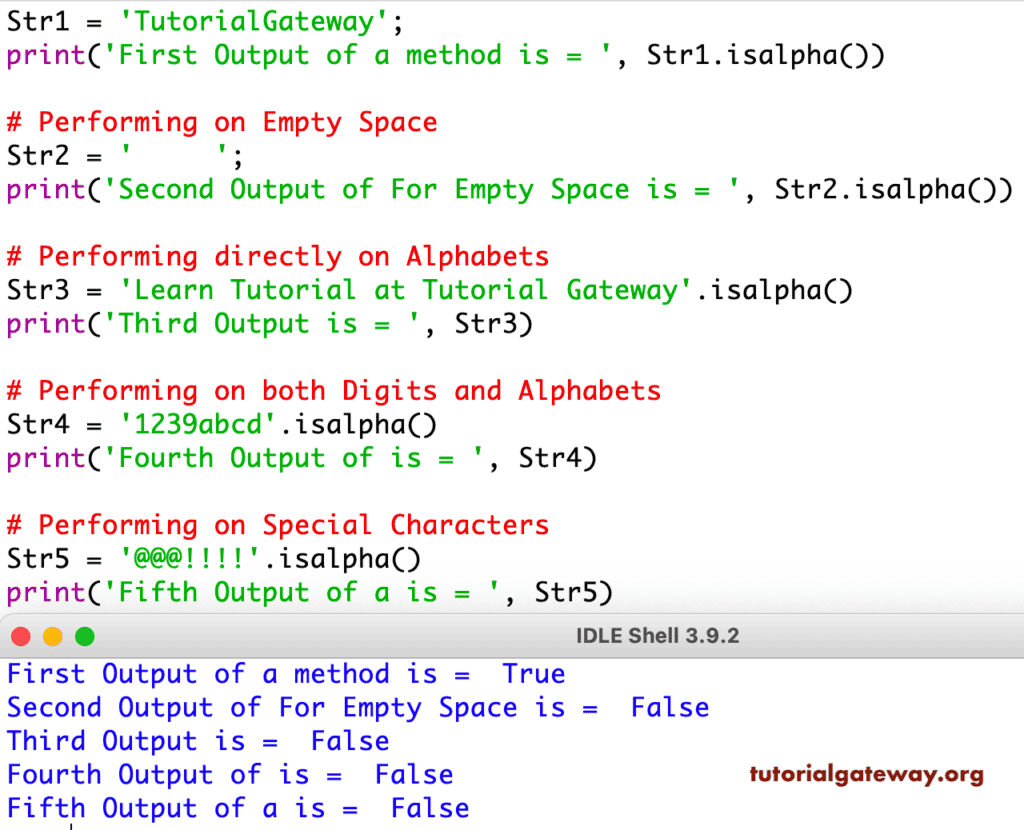 isalpha to check Character is alphabet