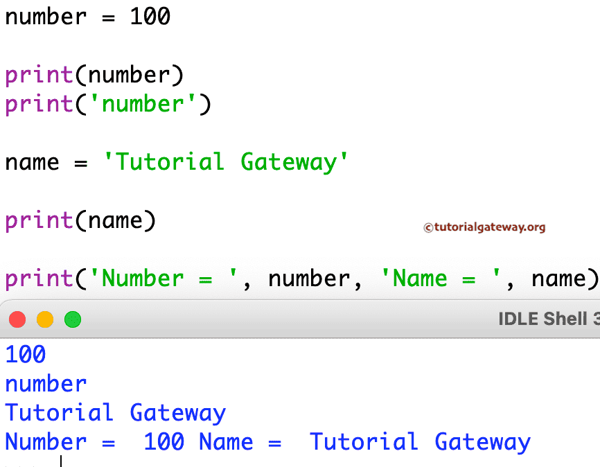 Python print function 5