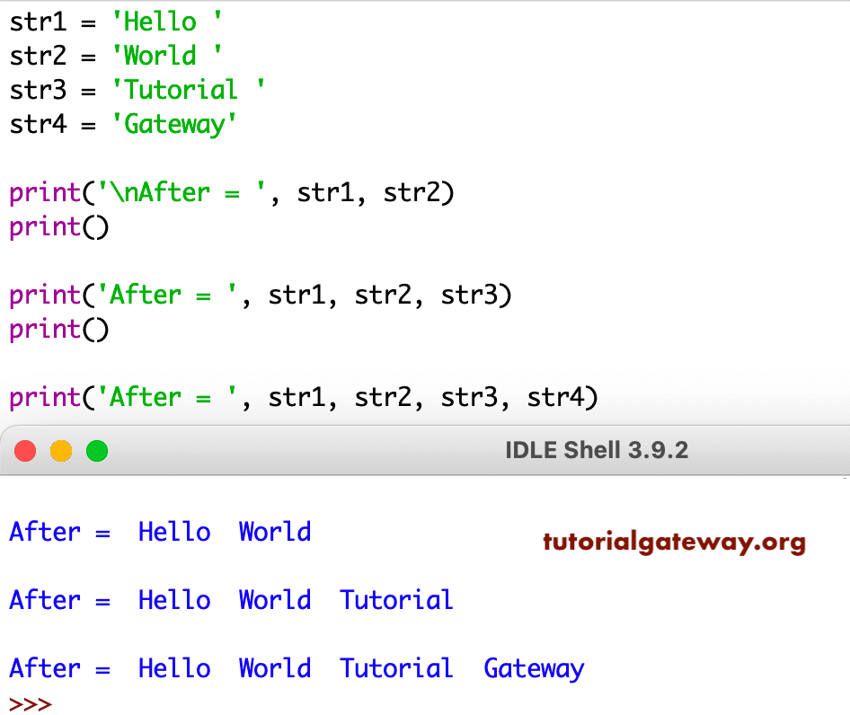 string Concatenation 6