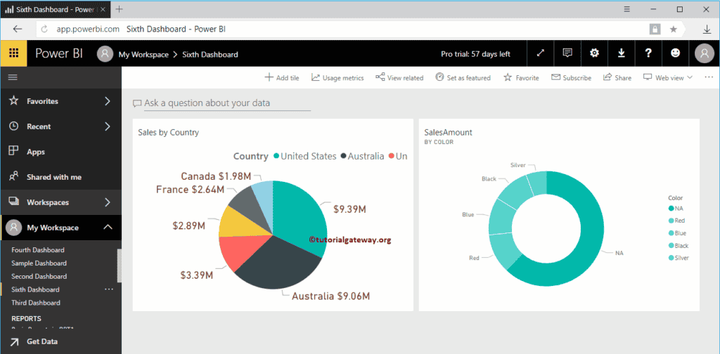 Quick insights in Power BI 9