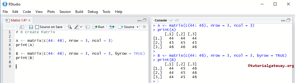Recycling elements of a Matrix
